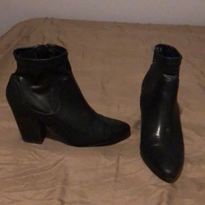 High heeled boots